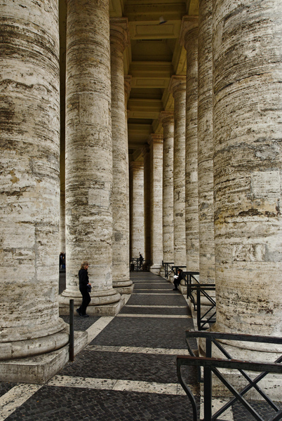 St. Peter's Square Column View
